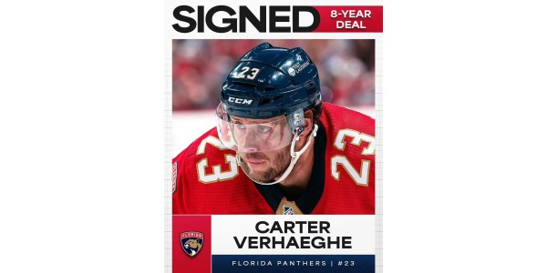 Carter Wilhager har en lovande framtid och förnyade sitt kontrakt med Panthers i 8 år Carter Wilhager har en lovande framtid och förnyade sitt kontrakt med Panthers i 8 år